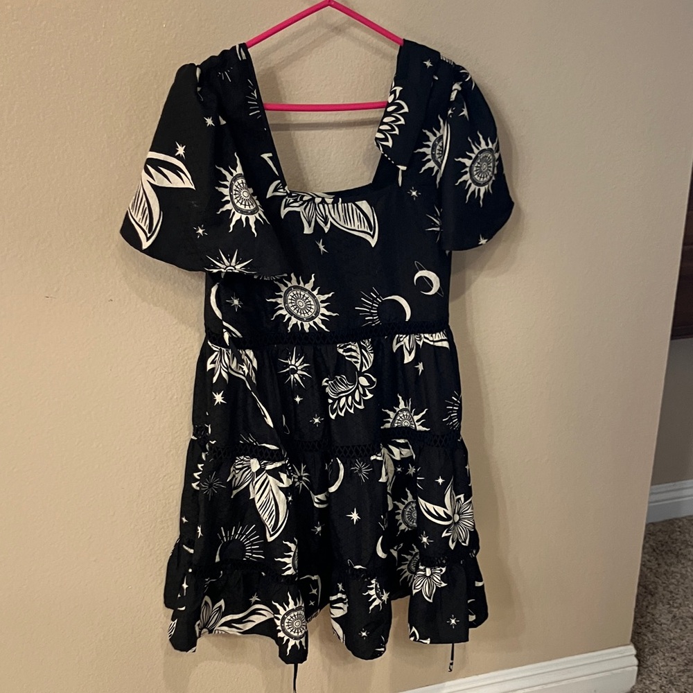 Remy Black Celestial Mini Dress